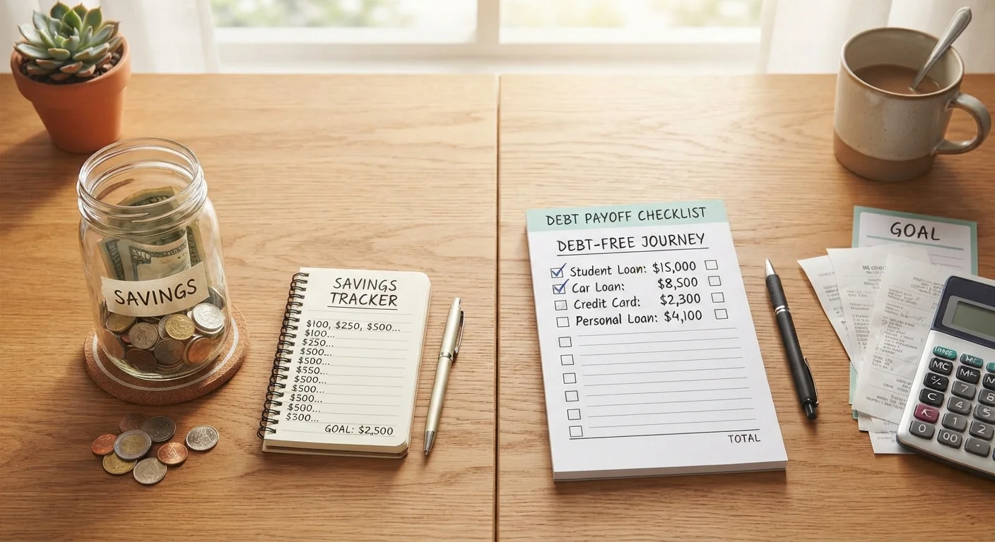 Paying Off Debt While Saving at the Same Time